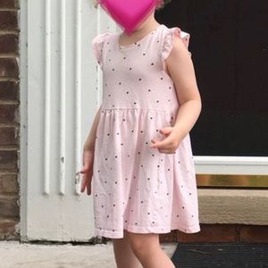 Pink Toddler Girls Summer Dress